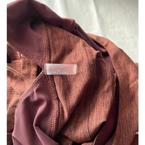 Free People Movement Releve Crossback Jumpsuit in Heather Espresso Size XS - Picture 8 of 12